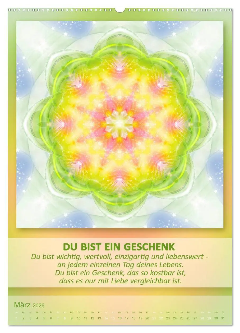 Bild: 9783516484953 | Light Energy Mandalas - Kalender - Vol. 1 (Wandkalender 2026 DIN A2...