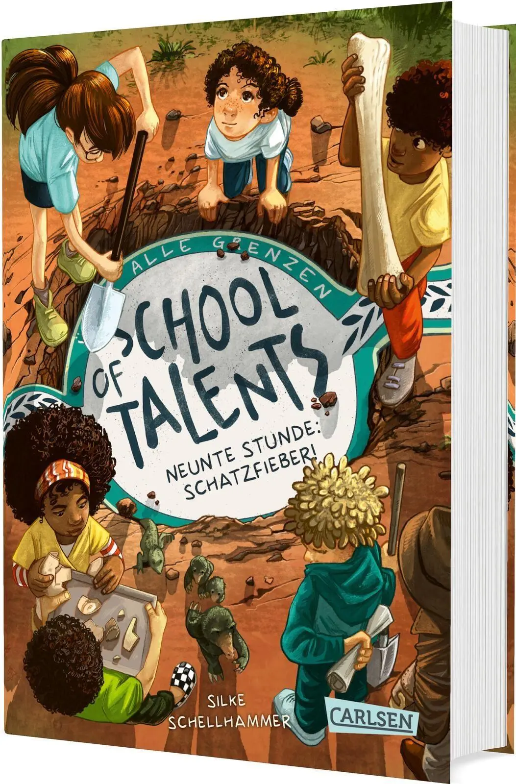 Cover: 9783551654953 | School of Talents 9: Neunte Stunde: Schatzfieber! | Silke Schellhammer