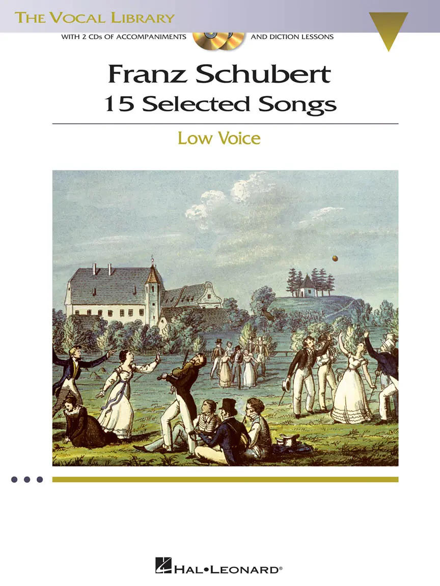 Cover: 884088185053 | Franz Schubert - 15 Selected Songs (Low Voice) Book/Online Audio