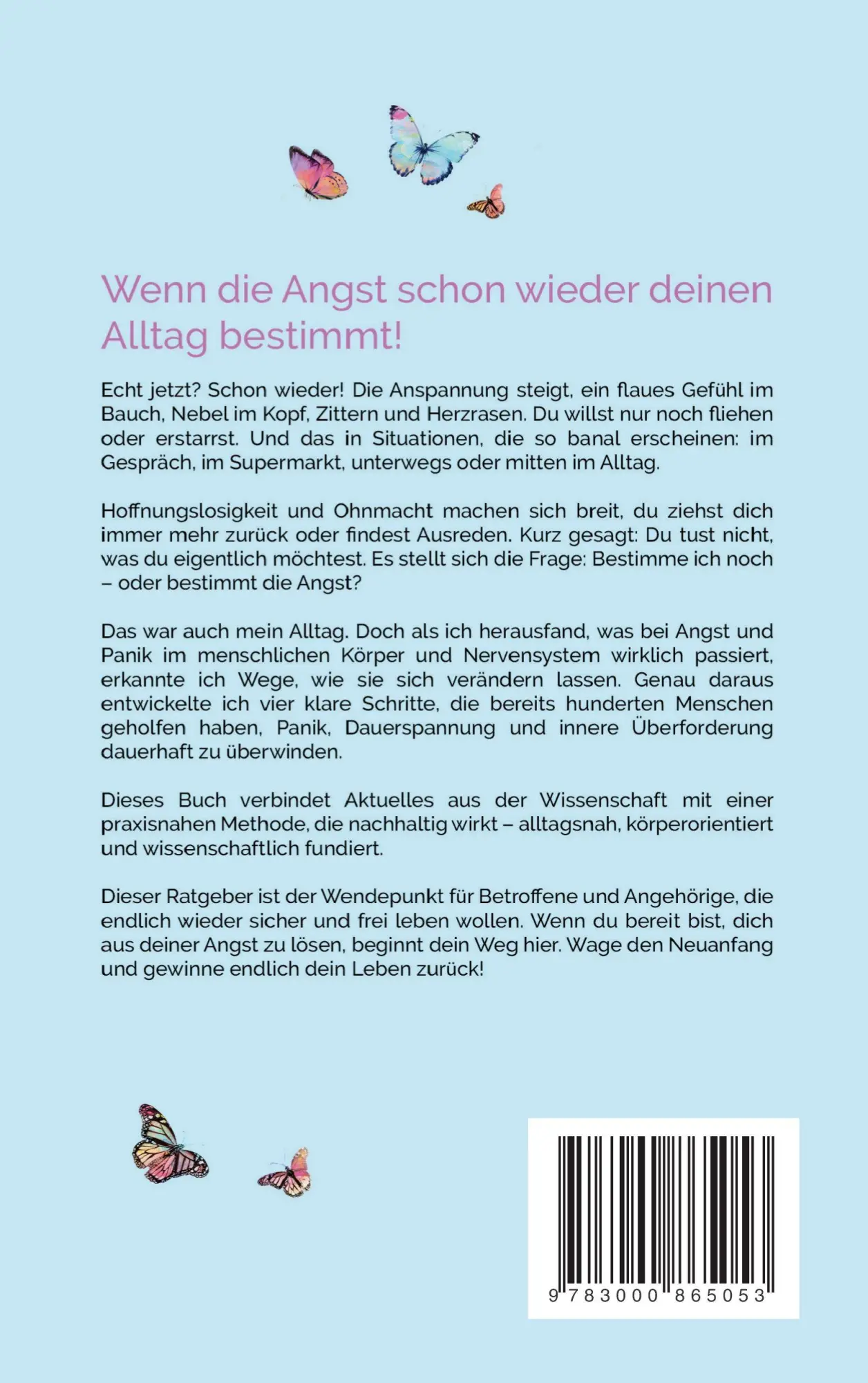 Rückseite: 9783000865053 | Echt JETZT, liebe Angst?! | Sandra Zillig | Taschenbuch | 260 S.