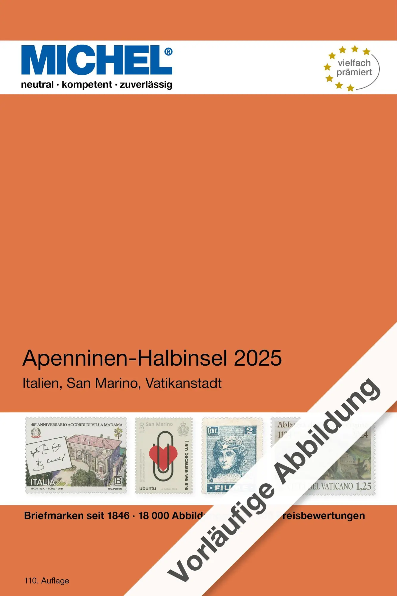 Cover: 9783954025053 | Apenninen-Halbinsel 2025 | Michel-Redaktion | Buch | 708 S. | Deutsch