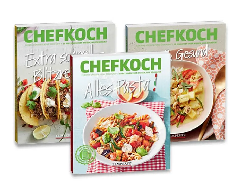 Cover: 9783960585053 | Chefkoch Bundle 2 | Taschenbuch | 3 Taschenbücher | Deutsch | 2024