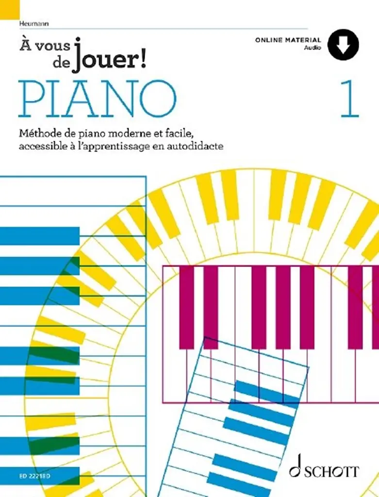 Cover: 9790001215053 | ED22218D À vous de jouer! PIANO Band 1 (+Online-Audio) pour piano