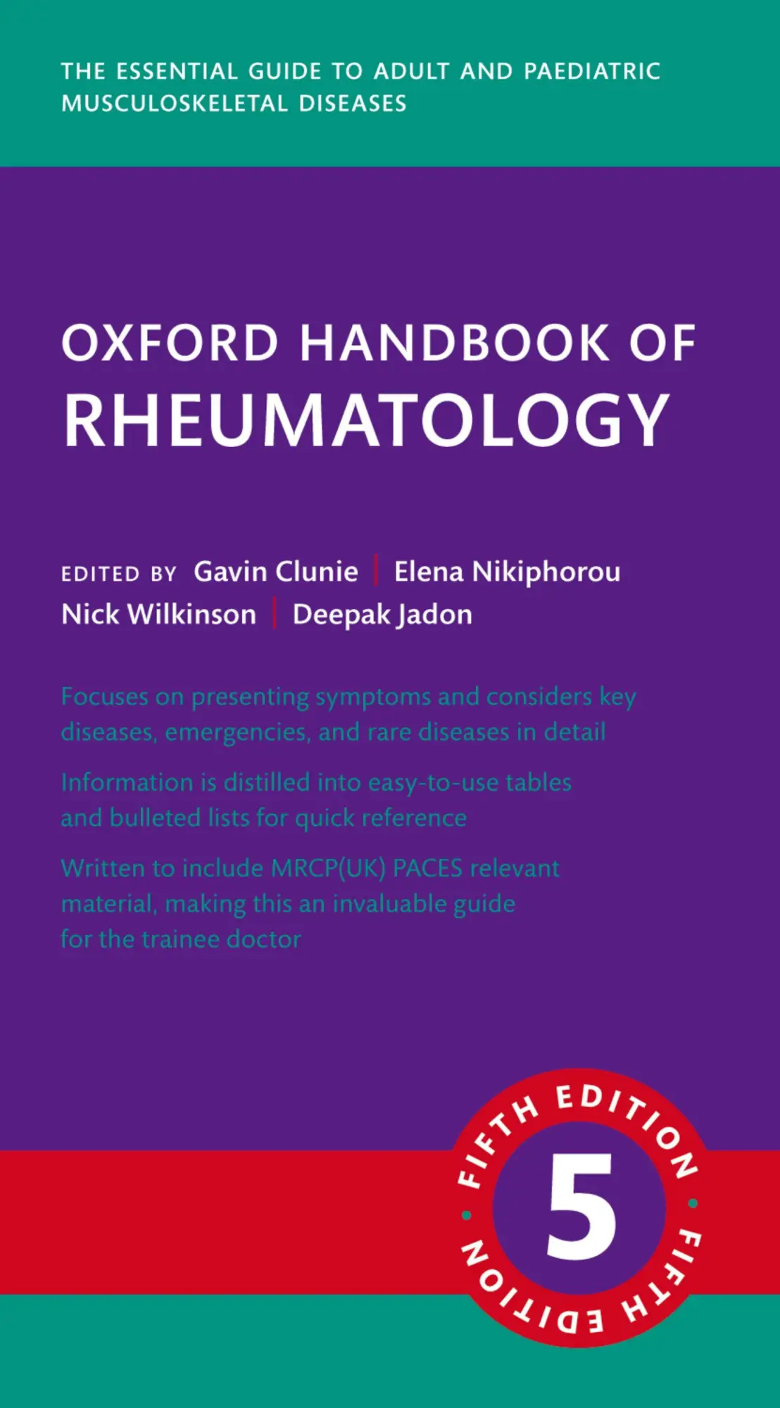 Cover: 9780198885153 | Oxford Handbook of Rheumatology | Gavin Clunie (u. a.) | Englisch