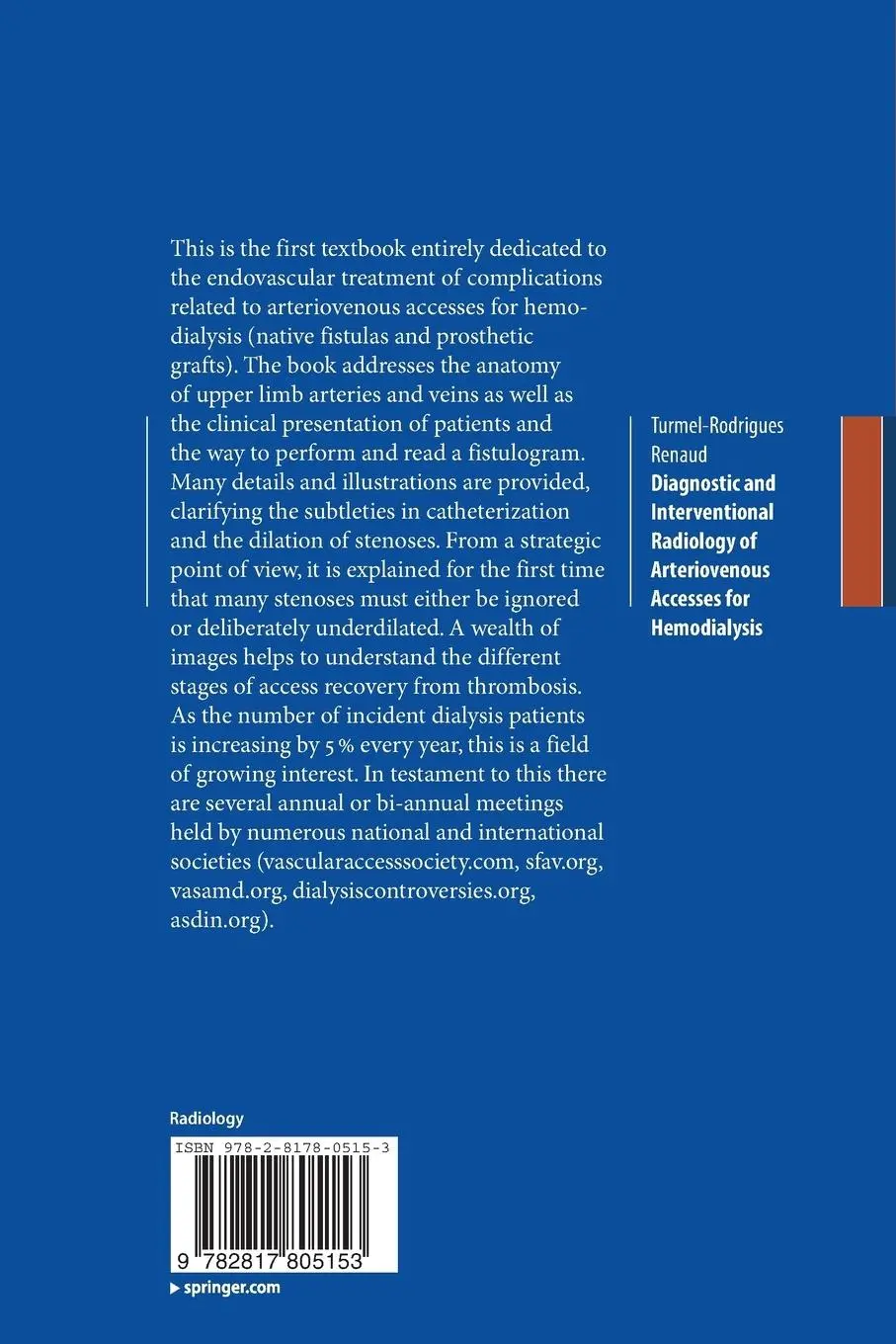 Rückseite: 9782817805153 | Diagnostic and Interventional Radiology of Arteriovenous Accesses...