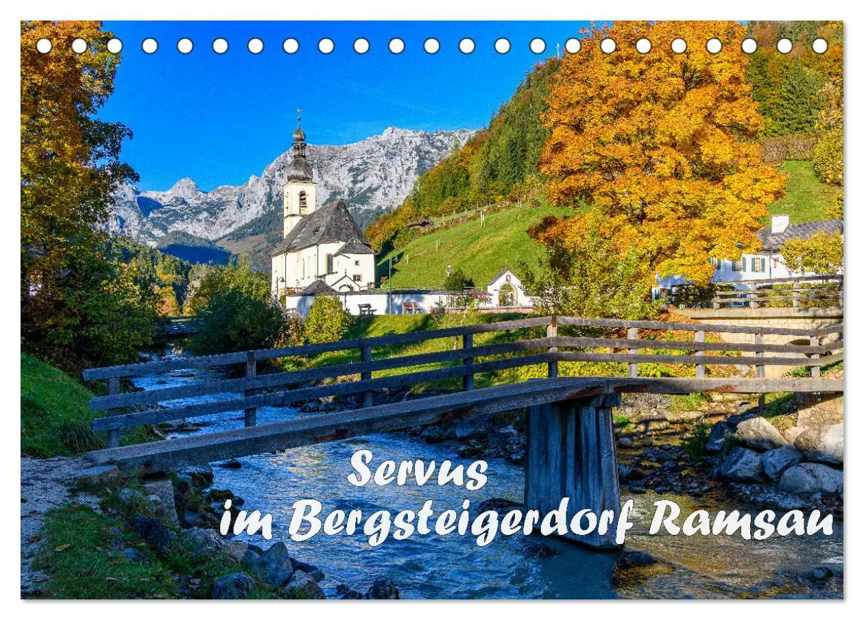 Cover: 9783457965153 | Servus im Bergsteigerdorf Ramsau (Tischkalender 2026 DIN A5 quer),...