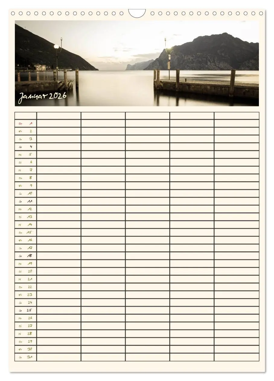 Bild: 9783516435153 | Der Gardasee im Norden - Familienplaner 2026 (Wandkalender 2026 DIN...