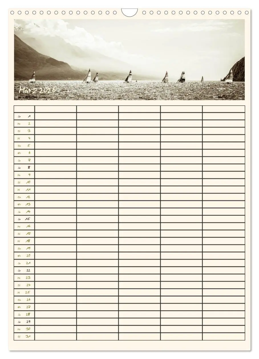 Bild: 9783516435153 | Der Gardasee im Norden - Familienplaner 2026 (Wandkalender 2026 DIN...