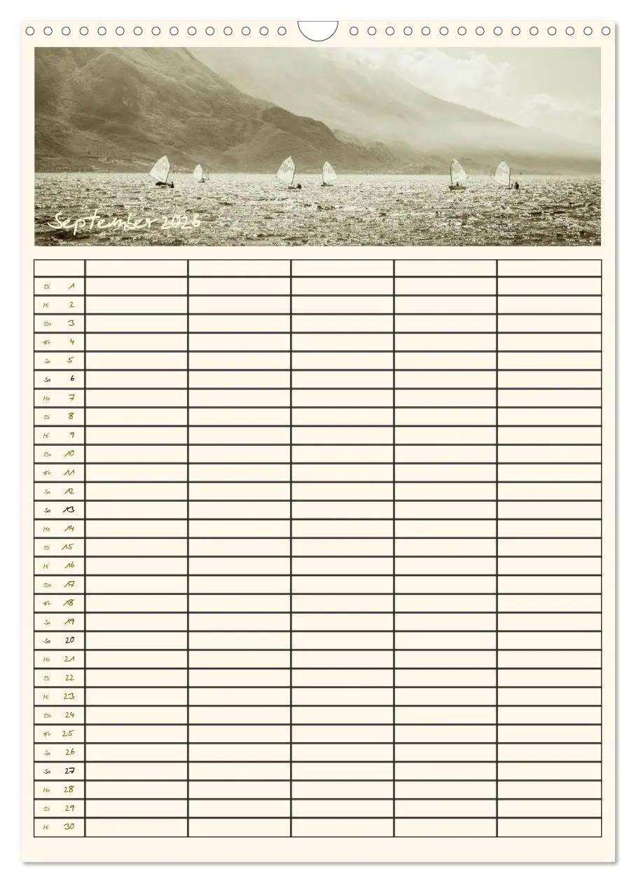 Bild: 9783516435153 | Der Gardasee im Norden - Familienplaner 2026 (Wandkalender 2026 DIN...