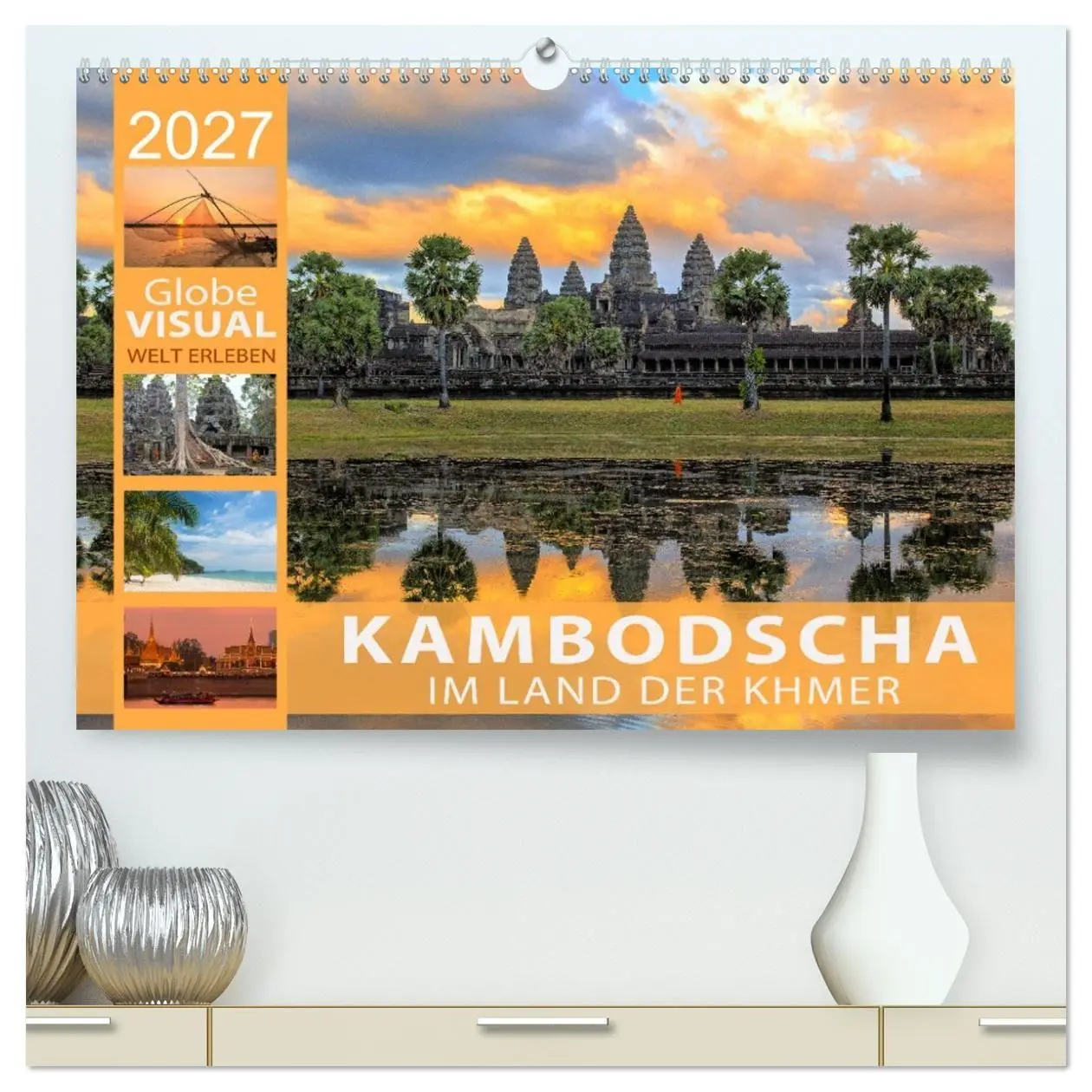 Cover: 9783569525153 | KAMBODSCHA - Im Land der Khmer (hochwertiger Premium Wandkalender...