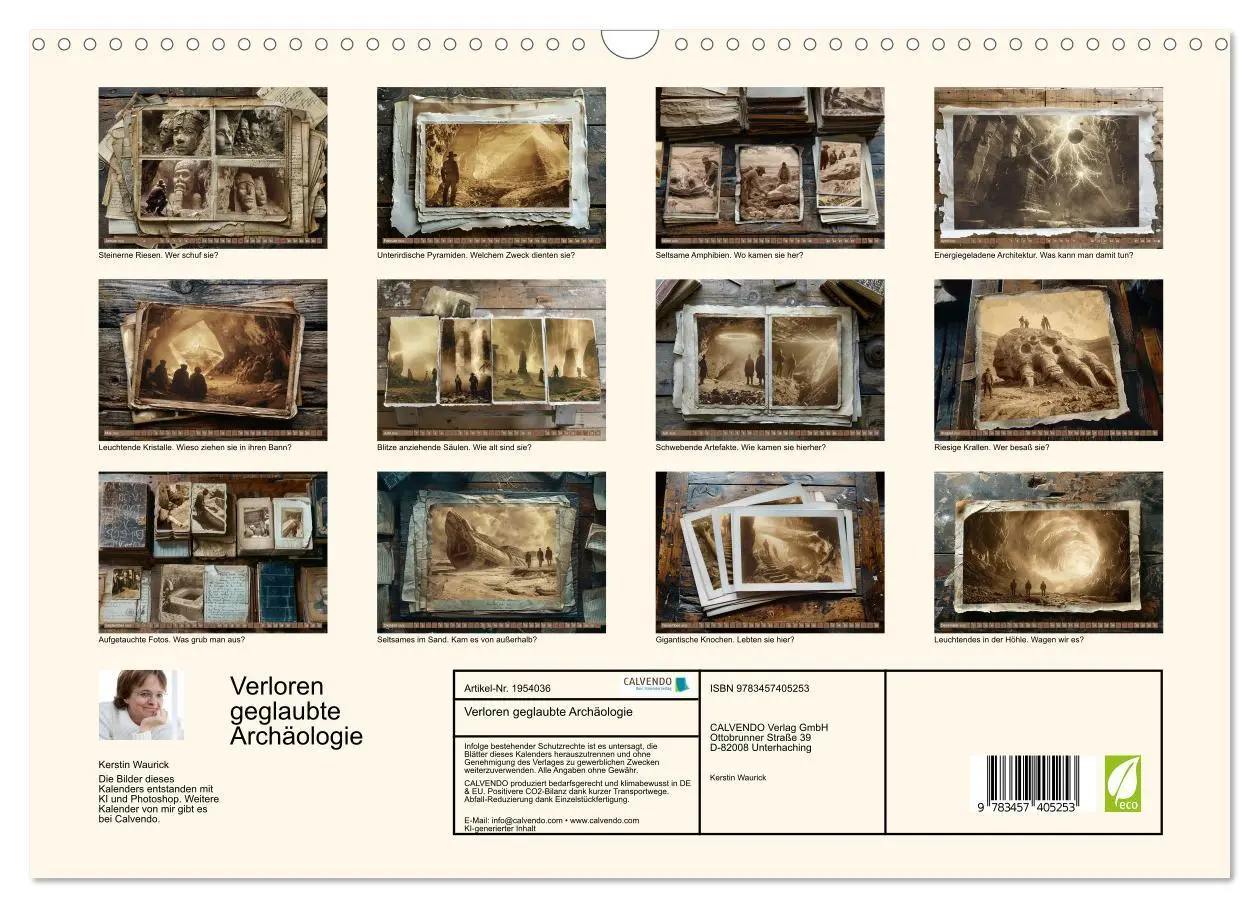 Bild: 9783457405253 | Verloren geglaubte Archäologie (Wandkalender 2026 DIN A3 quer),...