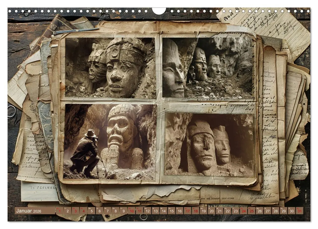 Bild: 9783457405253 | Verloren geglaubte Archäologie (Wandkalender 2026 DIN A3 quer),...