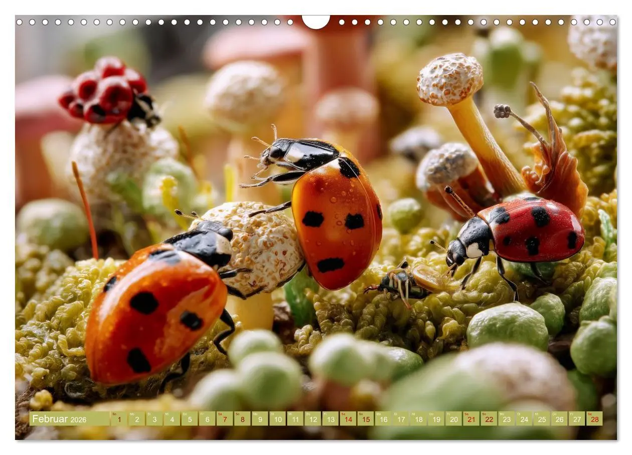 Bild: 9783457645253 | Bugtopia. Die fantastische Welt der Marienkäfer (Wandkalender 2026...