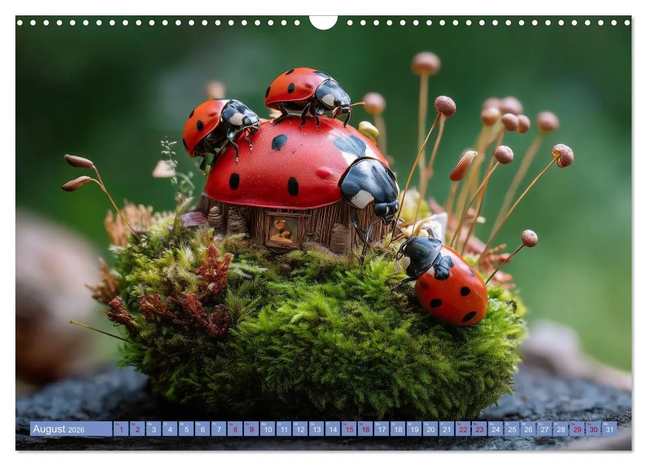 Bild: 9783457645253 | Bugtopia. Die fantastische Welt der Marienkäfer (Wandkalender 2026...