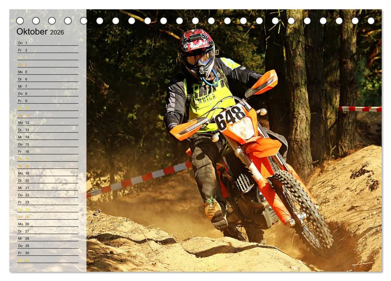 Bild: 9783457885253 | Motocross - tollkühne Kerle (Tischkalender 2026 DIN A5 quer),...