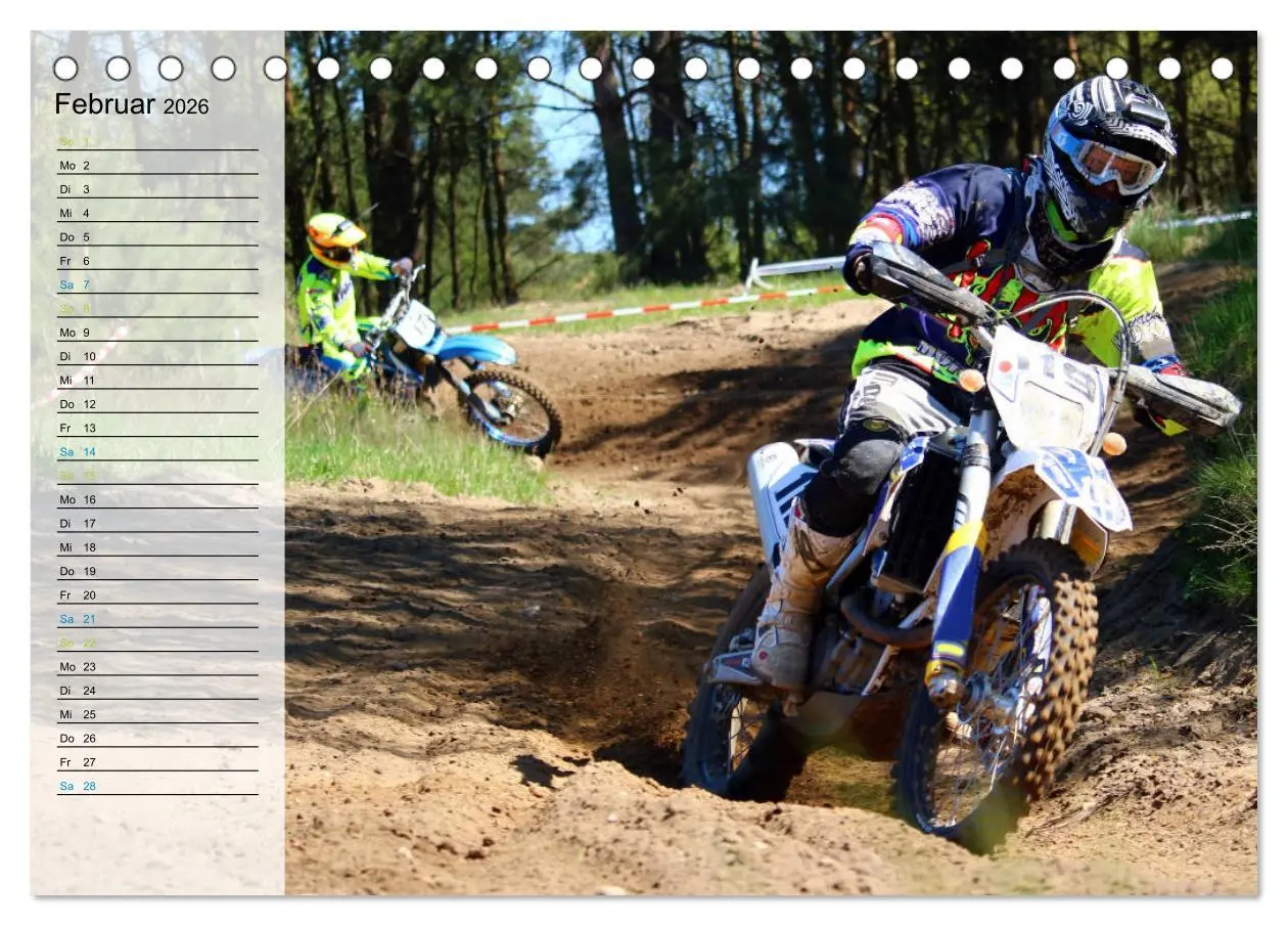 Bild: 9783457885253 | Motocross - tollkühne Kerle (Tischkalender 2026 DIN A5 quer),...