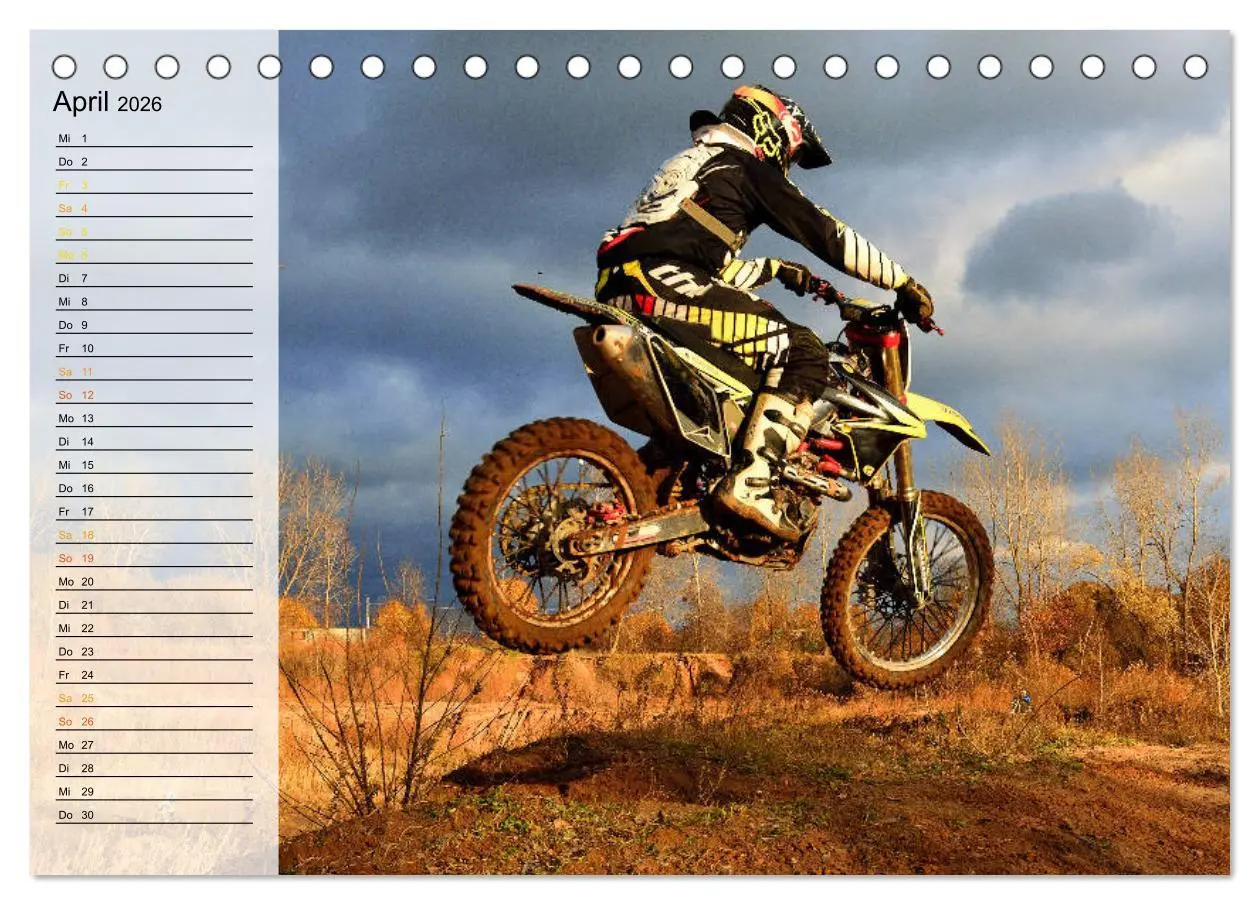 Bild: 9783457885253 | Motocross - tollkühne Kerle (Tischkalender 2026 DIN A5 quer),...