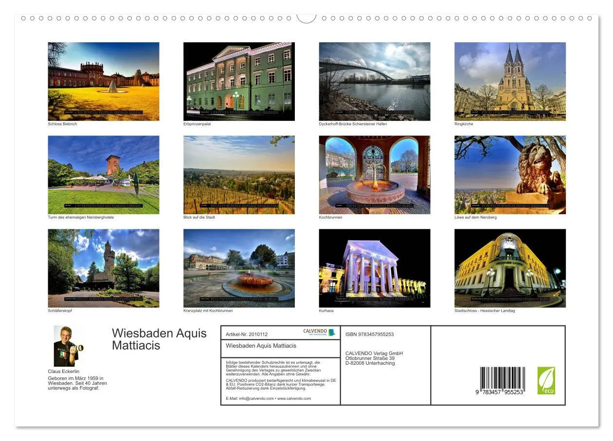 Bild: 9783457955253 | Wiesbaden Aquis Mattiacis (hochwertiger Premium Wandkalender 2026...