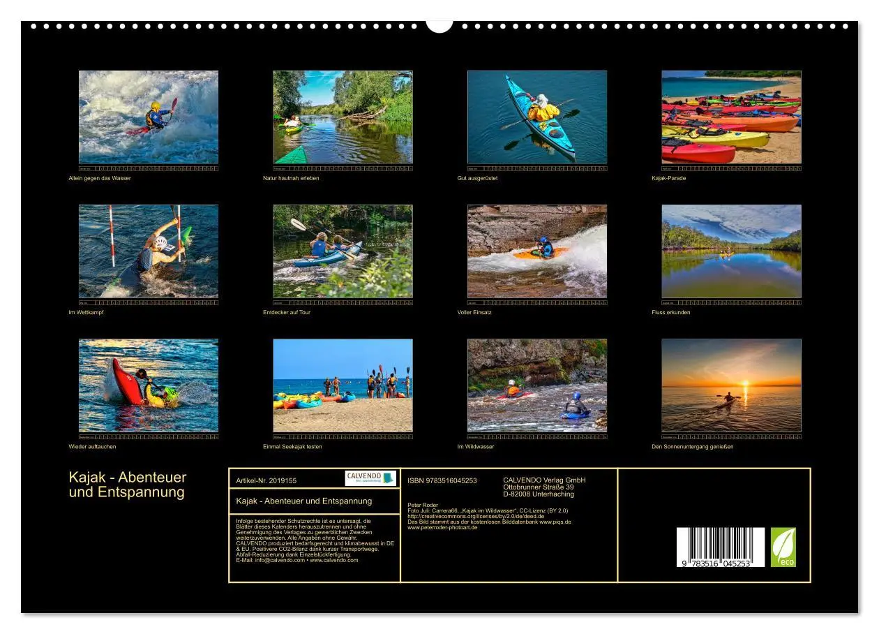 Bild: 9783516045253 | Kajak - Abenteuer und Entspannung (hochwertiger Premium...