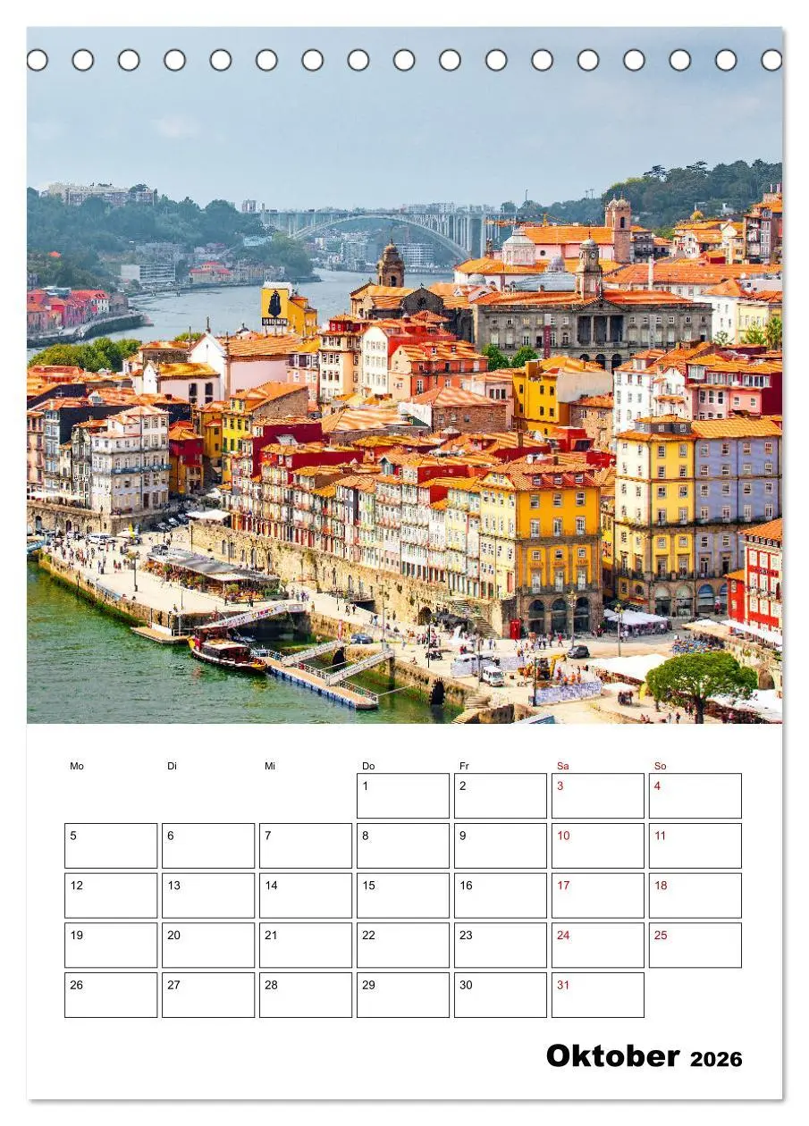 Bild: 9783516355253 | Porto - ein Traumreiseziel (Tischkalender 2026 DIN A5 hoch),...