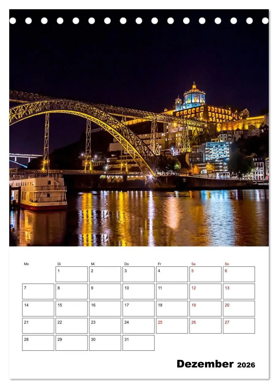 Bild: 9783516355253 | Porto - ein Traumreiseziel (Tischkalender 2026 DIN A5 hoch),...