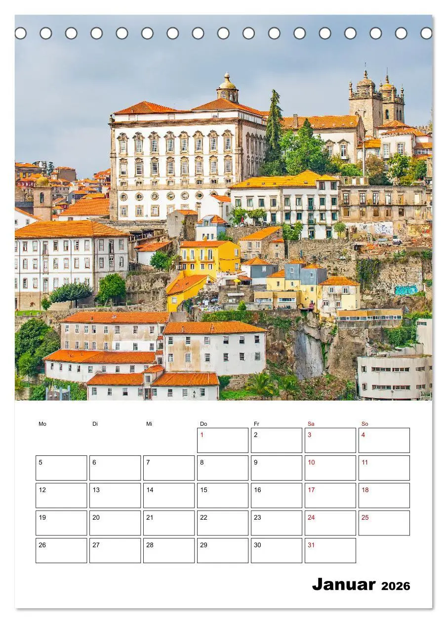 Bild: 9783516355253 | Porto - ein Traumreiseziel (Tischkalender 2026 DIN A5 hoch),...