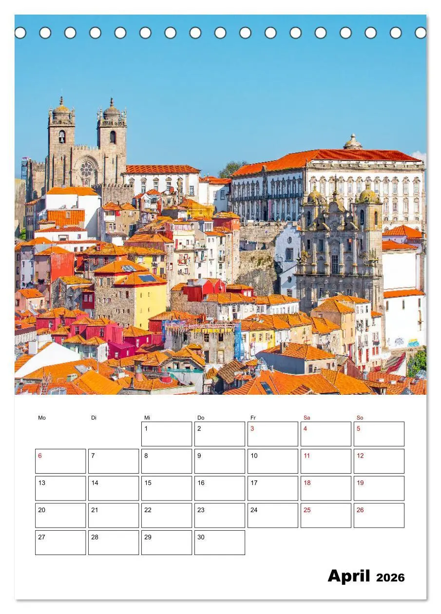 Bild: 9783516355253 | Porto - ein Traumreiseziel (Tischkalender 2026 DIN A5 hoch),...