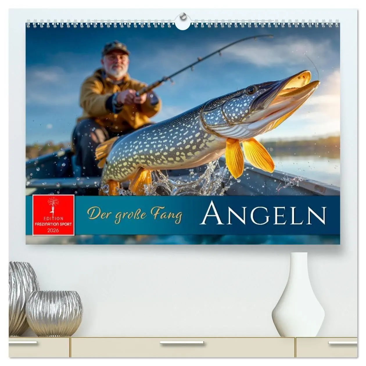 Cover: 9783516665253 | Angeln - der große Fang (hochwertiger Premium Wandkalender 2026 DIN...
