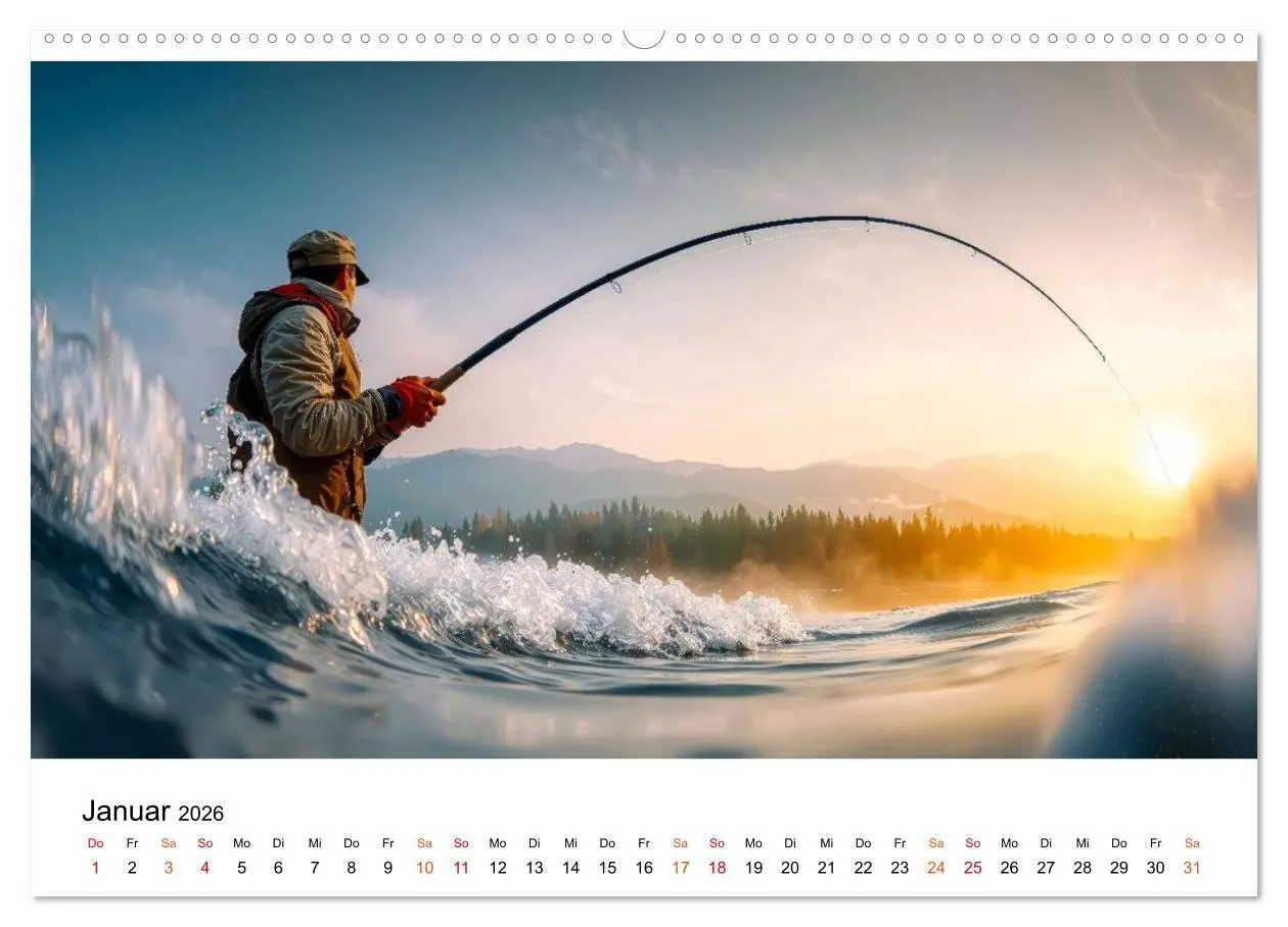 Bild: 9783516665253 | Angeln - der große Fang (hochwertiger Premium Wandkalender 2026 DIN...