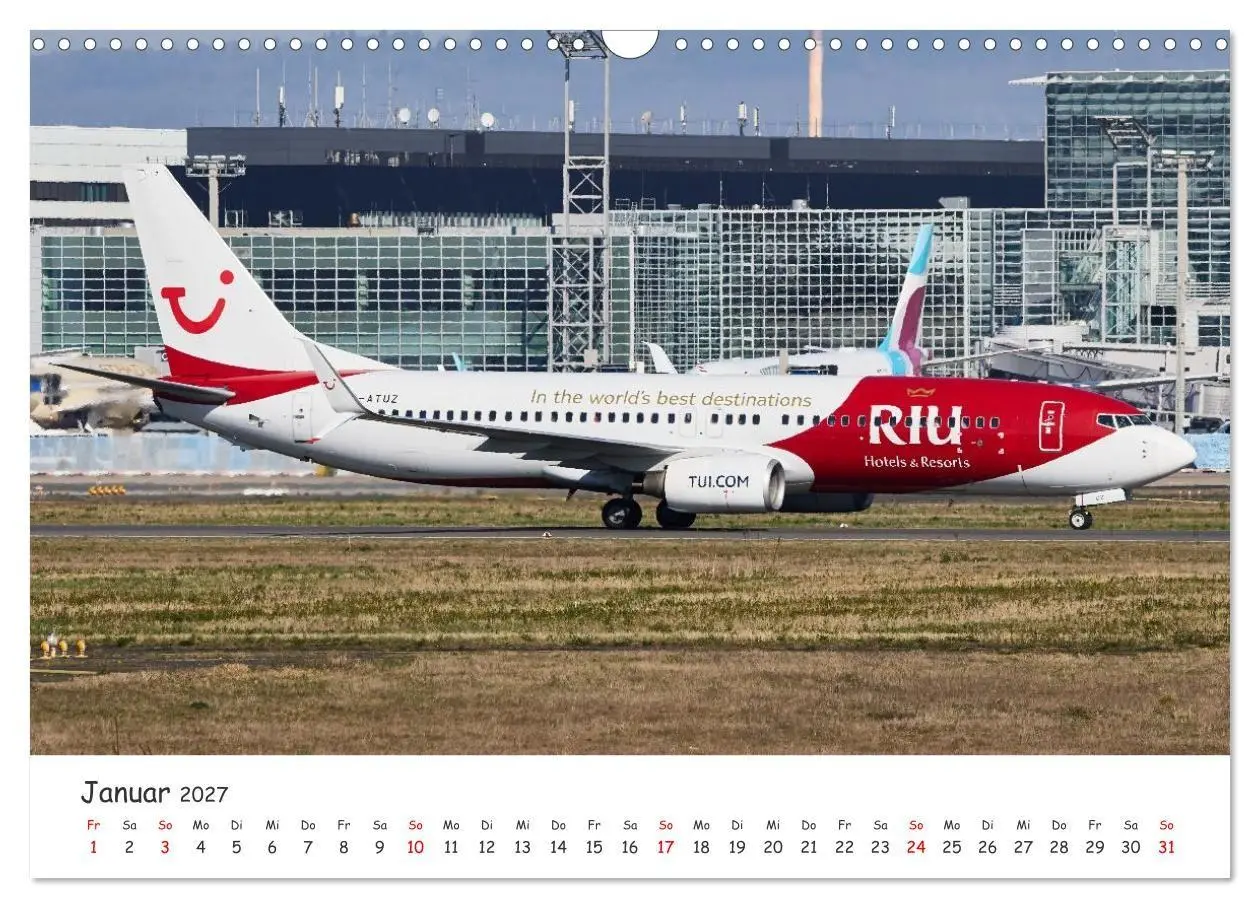 Bild: 9783516805253 | Frankfurt Airport - EDDF (Wandkalender 2027 DIN A3 quer), CALVENDO...