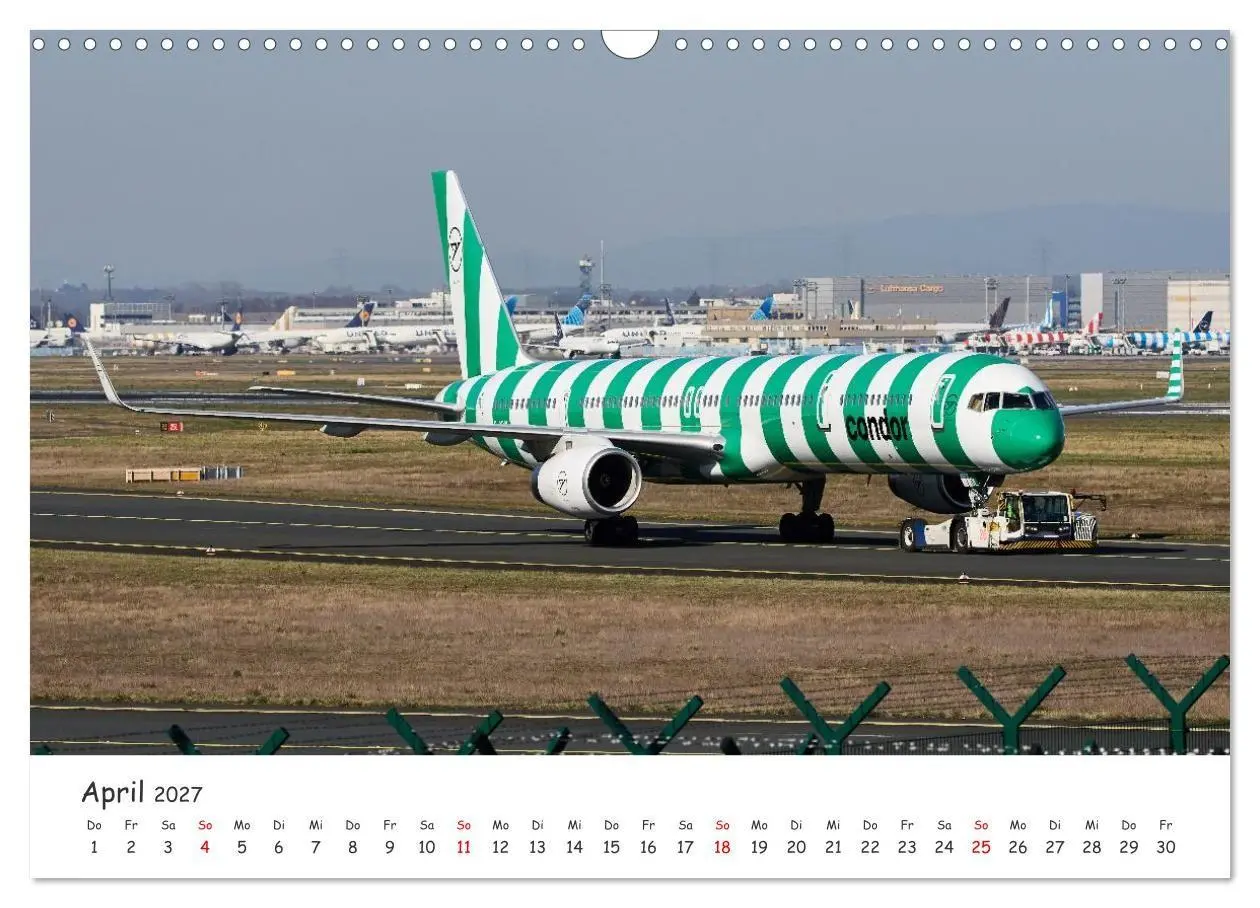 Bild: 9783516805253 | Frankfurt Airport - EDDF (Wandkalender 2027 DIN A3 quer), CALVENDO...