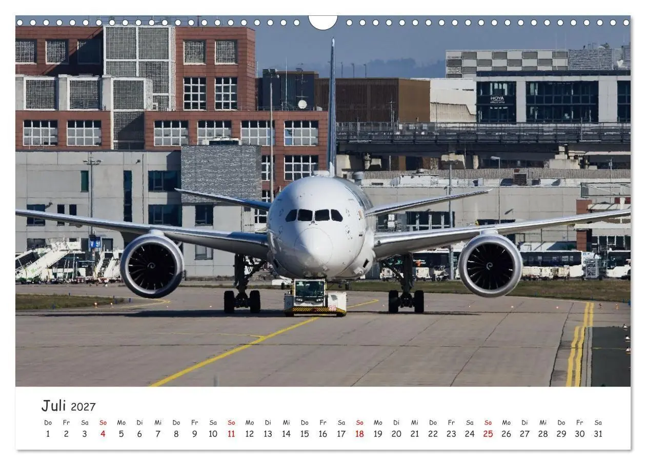 Bild: 9783516805253 | Frankfurt Airport - EDDF (Wandkalender 2027 DIN A3 quer), CALVENDO...