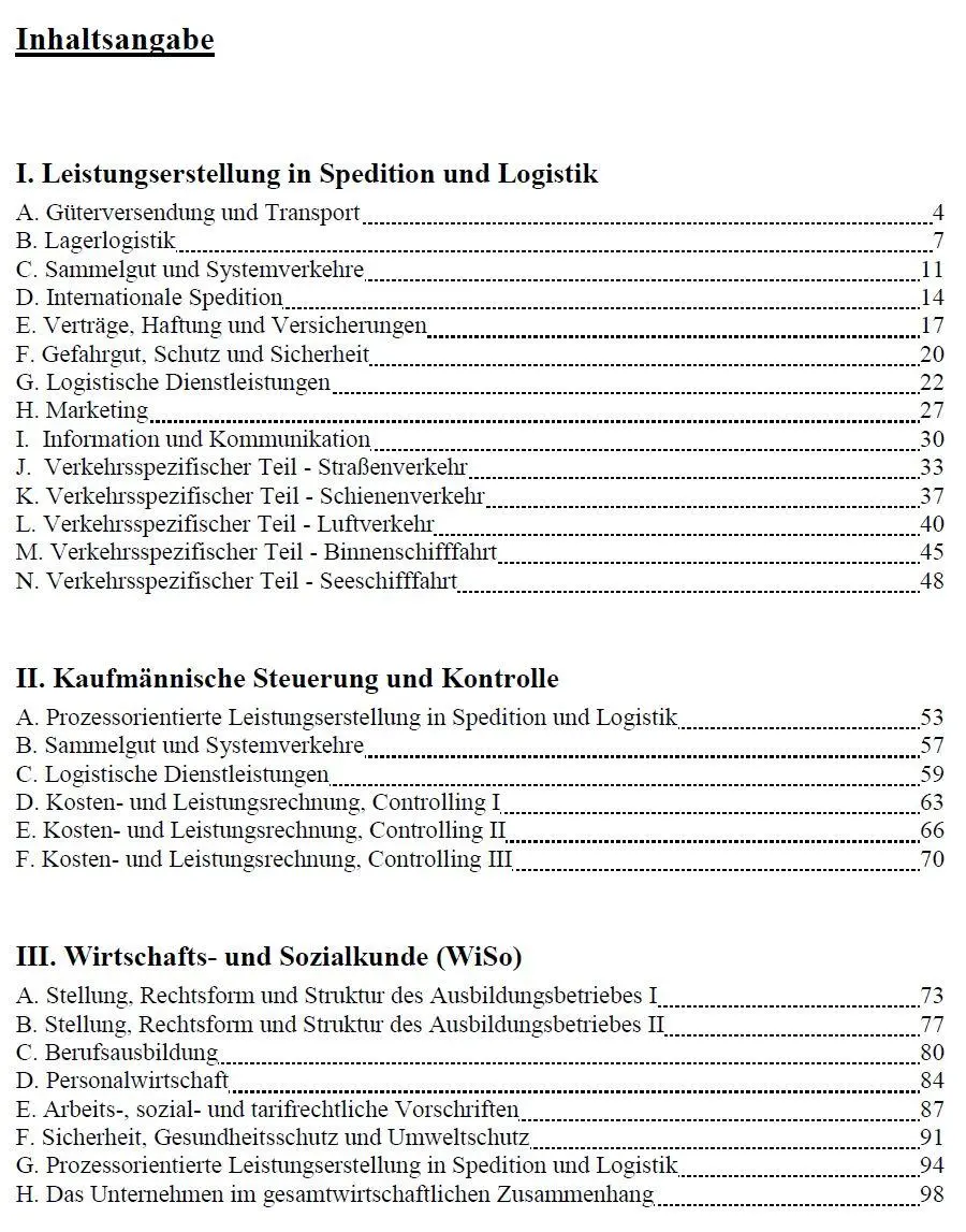 Bild: 9783943665253 | Top-Prüfung Kauffrau / Kaufmann für Spedition und...