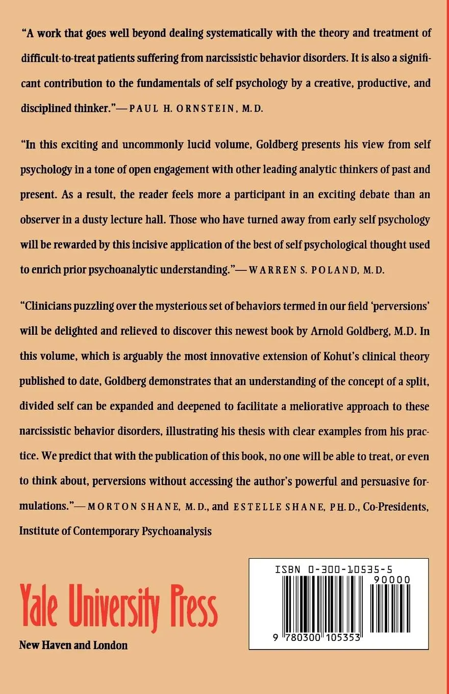 Rückseite: 9780300105353 | The Problem of Perversion | The View from Self Psychology | Goldberg
