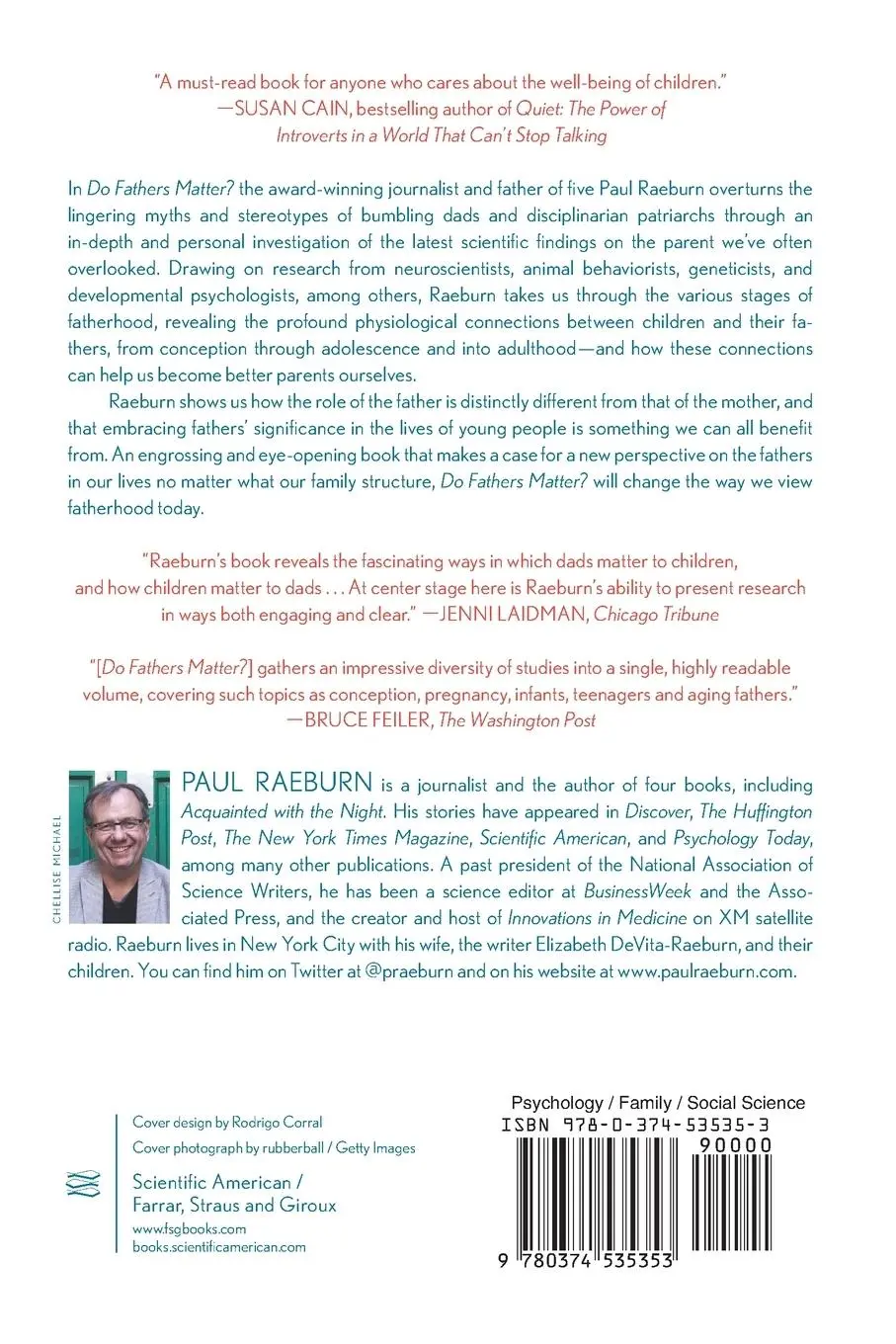 Rückseite: 9780374535353 | Do Fathers Matter? | Paul Raeburn | Taschenbuch | Englisch | 2015