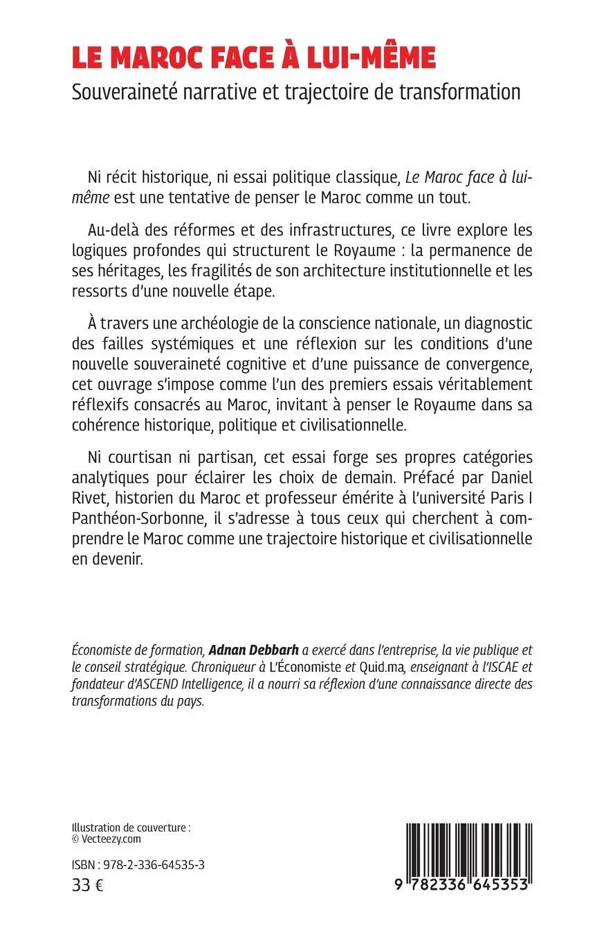 Rückseite: 9782336645353 | Le Maroc face à lui-même | Adnan Debbarh | Taschenbuch | Französisch