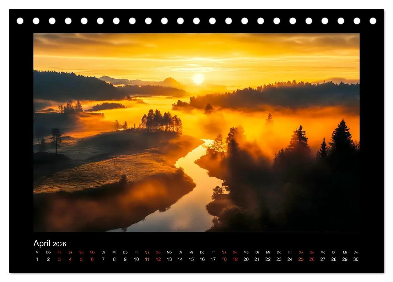 Bild: 9783457255353 | Momente voller Magie (Tischkalender 2026 DIN A5 quer), CALVENDO...