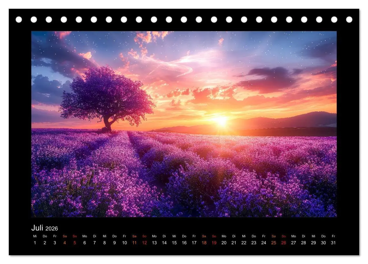 Bild: 9783457255353 | Momente voller Magie (Tischkalender 2026 DIN A5 quer), CALVENDO...