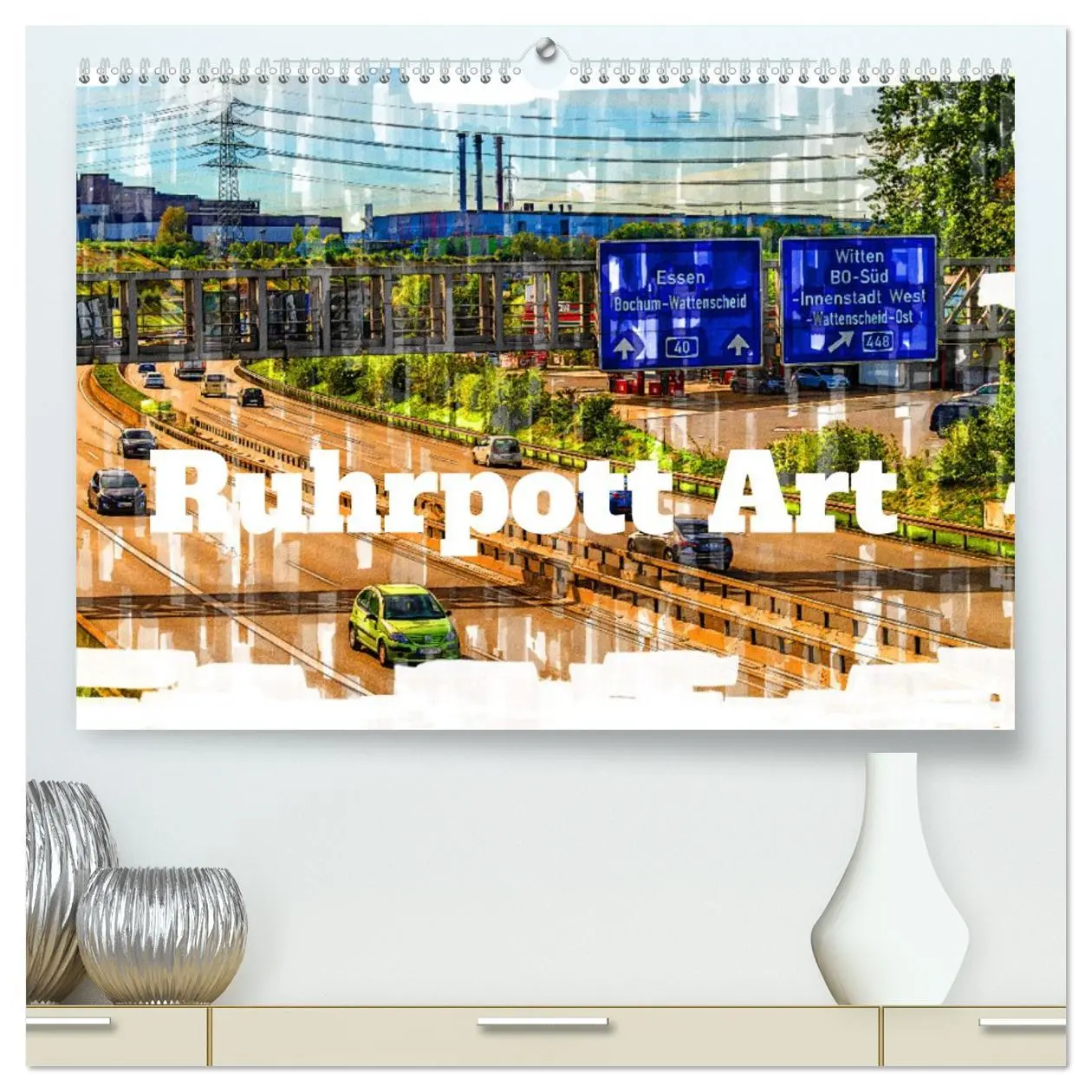Cover: 9783457325353 | Ruhrpott Art (hochwertiger Premium Wandkalender 2026 DIN A2 quer),...