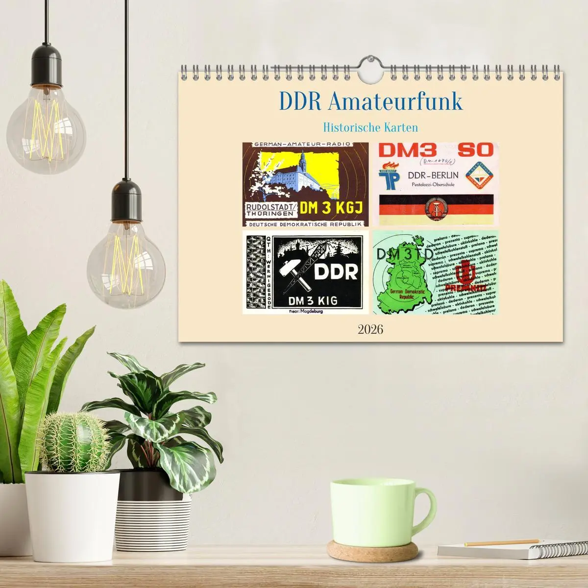 Bild: 9783457565353 | DDR Amateurfunk Historische Karten (Wandkalender 2026 DIN A4 quer),...
