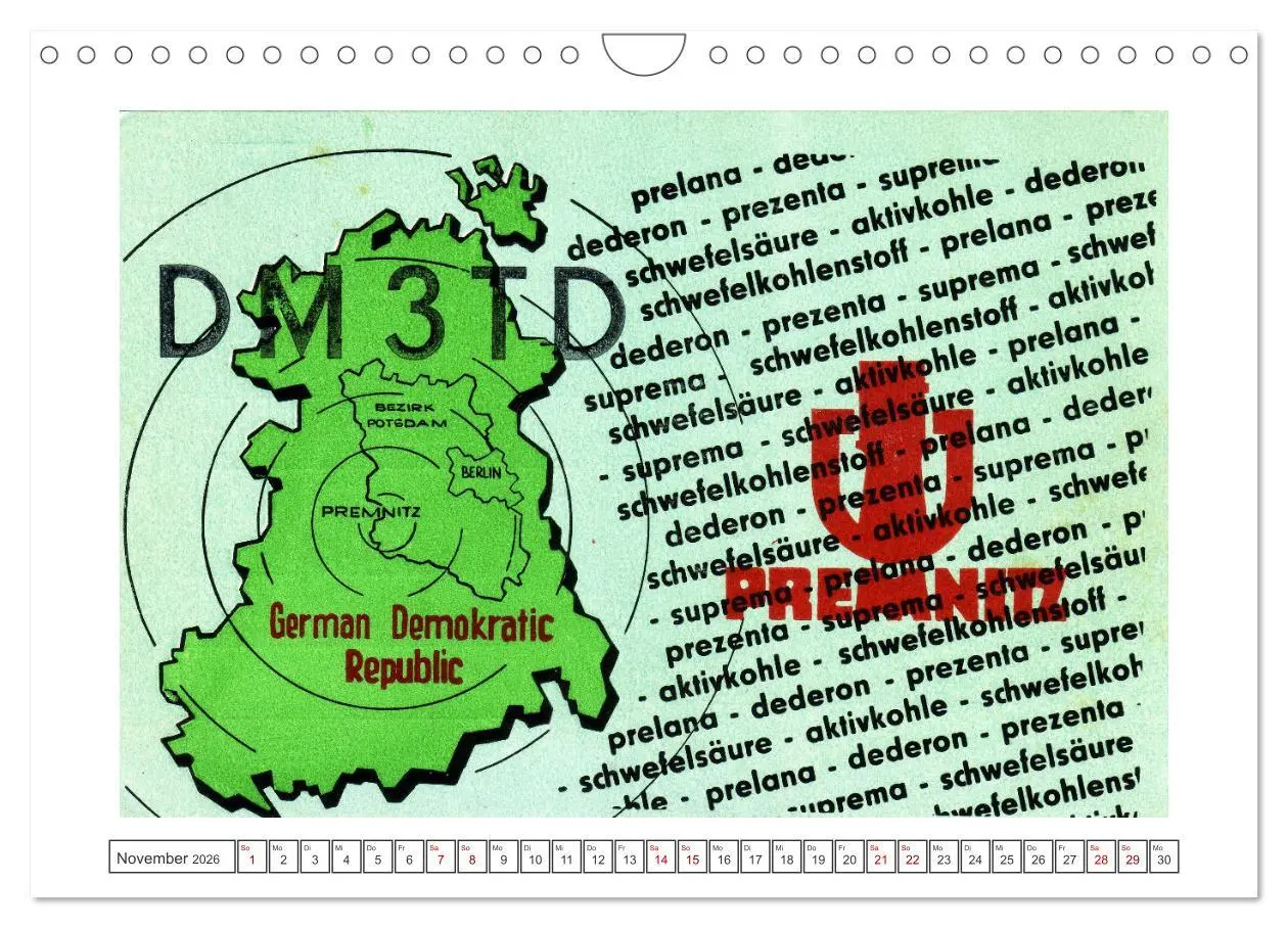 Bild: 9783457565353 | DDR Amateurfunk Historische Karten (Wandkalender 2026 DIN A4 quer),...