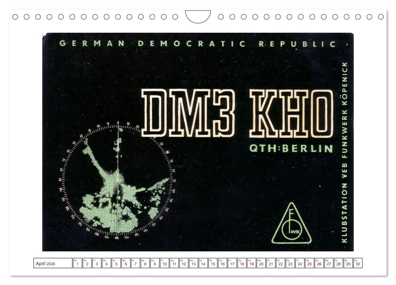 Bild: 9783457565353 | DDR Amateurfunk Historische Karten (Wandkalender 2026 DIN A4 quer),...