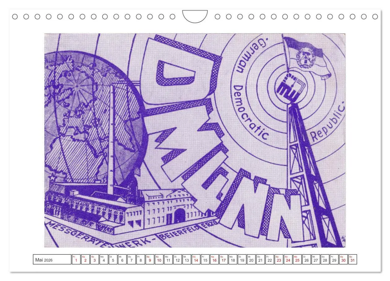 Bild: 9783457565353 | DDR Amateurfunk Historische Karten (Wandkalender 2026 DIN A4 quer),...
