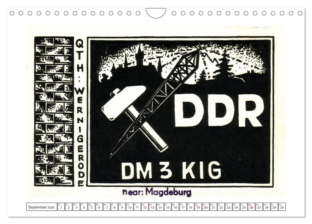 Bild: 9783457565353 | DDR Amateurfunk Historische Karten (Wandkalender 2026 DIN A4 quer),...