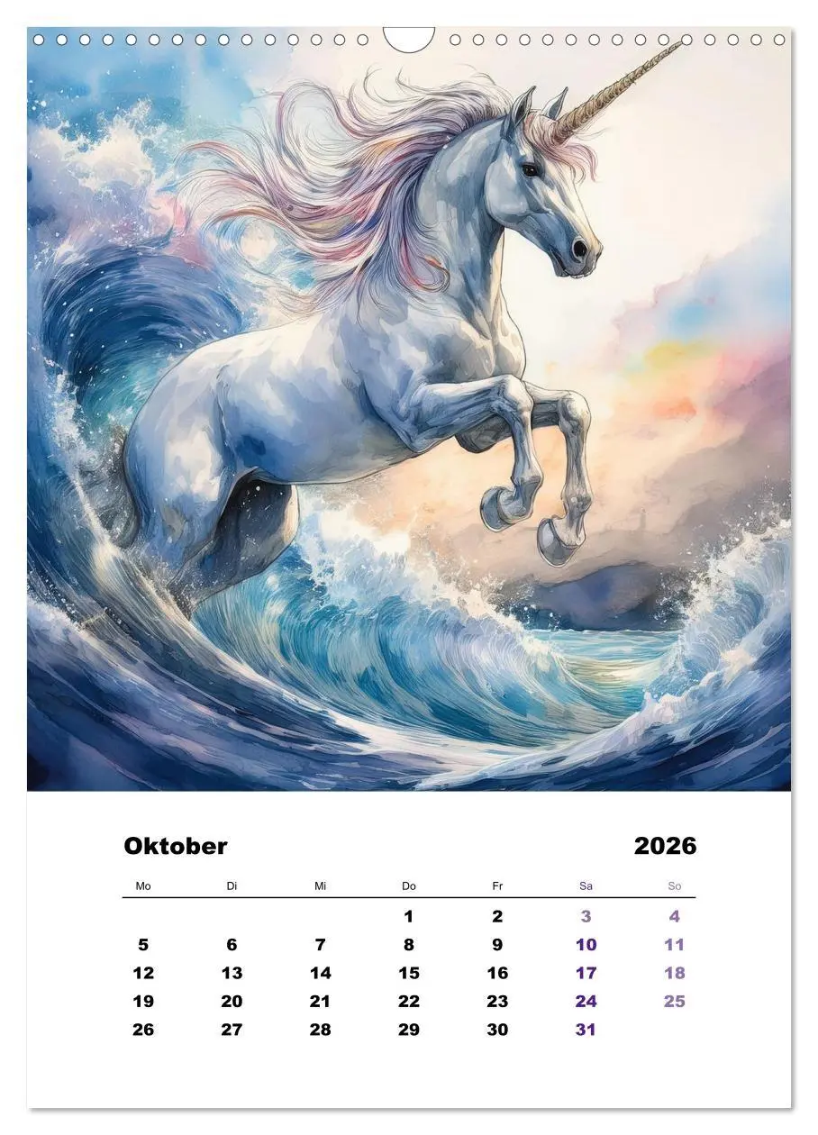 Bild: 9783457635353 | Mystic horses - Pferde aus Fantasie und Sagenwelt (Wandkalender...