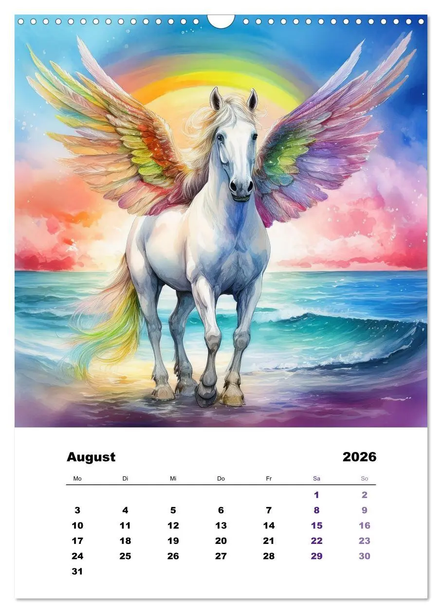 Bild: 9783457635353 | Mystic horses - Pferde aus Fantasie und Sagenwelt (Wandkalender...