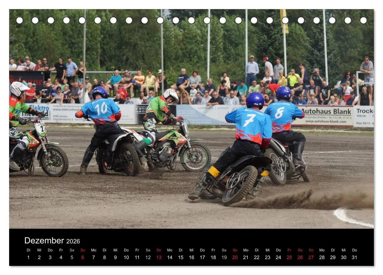 Bild: 9783516105353 | Motorsport: Motoball (Tischkalender 2026 DIN A5 quer), CALVENDO...
