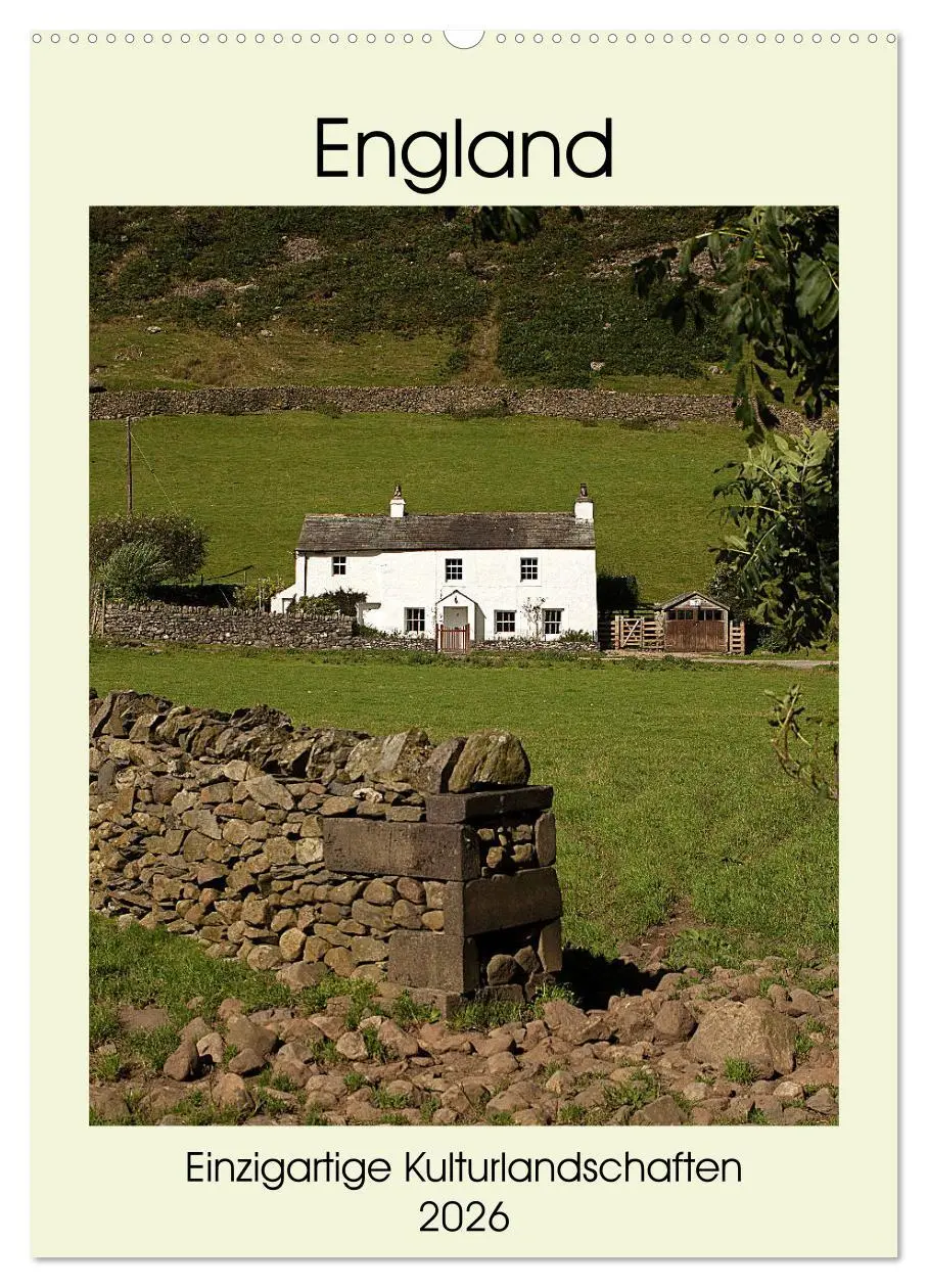Cover: 9783516415353 | England - Einzigartige Kulturlandschaften (Wandkalender 2026 DIN A2...