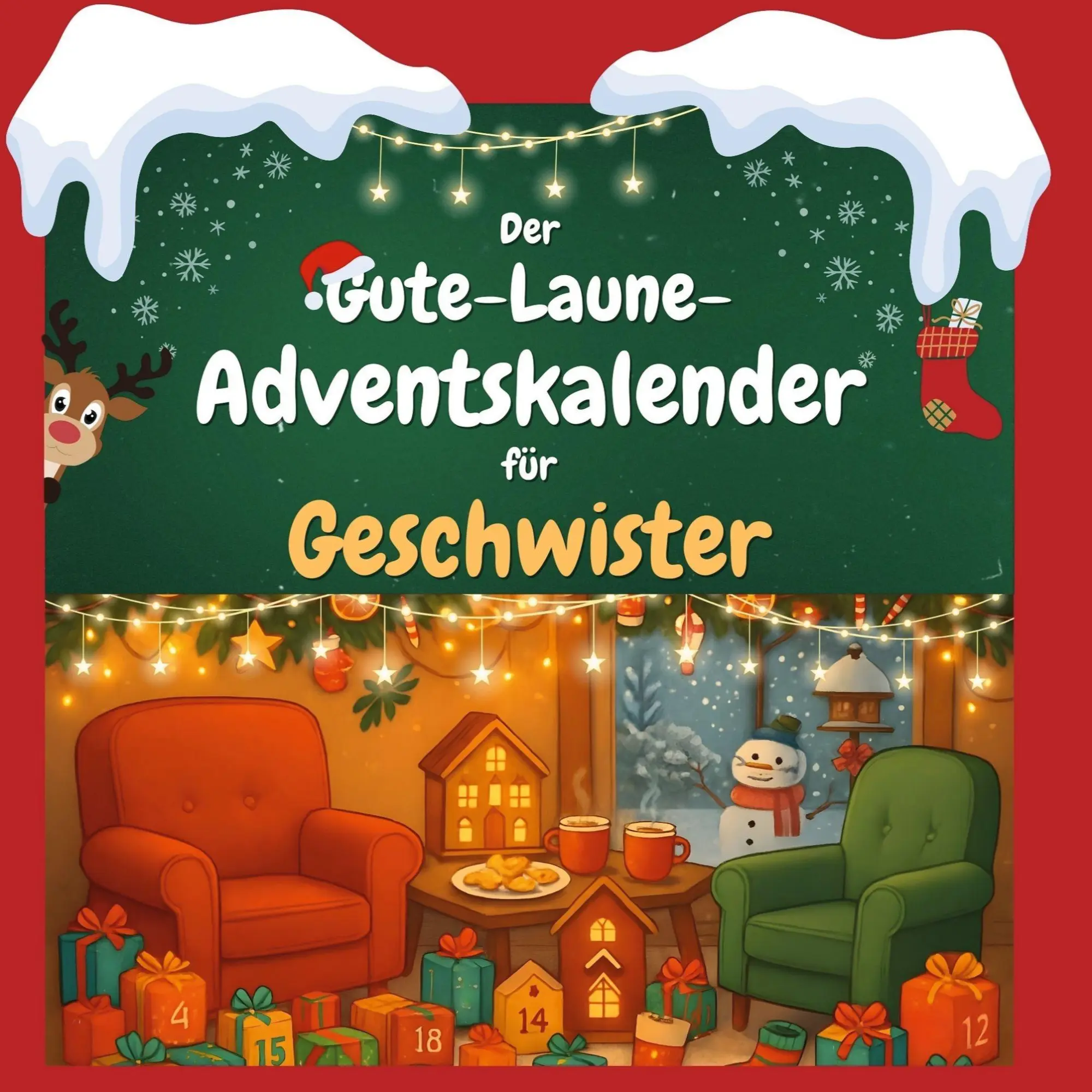 Cover: 9783695305353 | Der Gute-Laune-Adventskalender für Geschwister | Emily Schneider