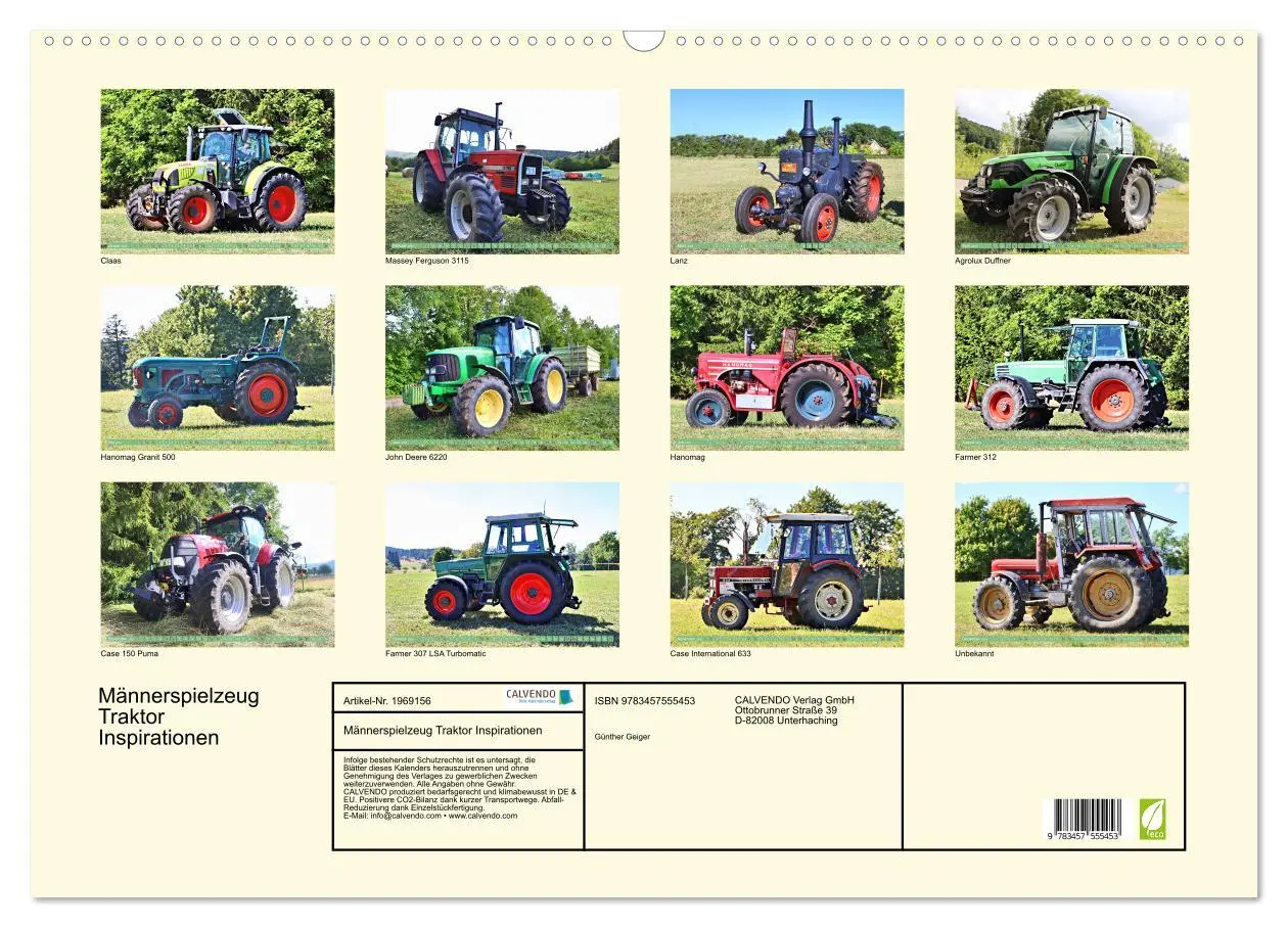 Bild: 9783457555453 | Männerspielzeug Traktor Inspirationen (Wandkalender 2026 DIN A2...